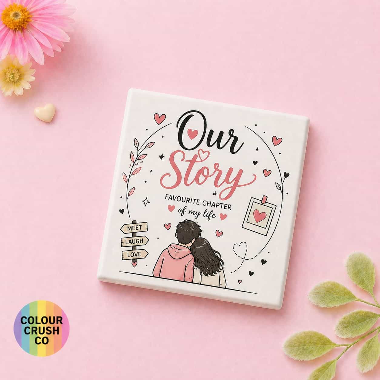 Our Story Fridge Magnet