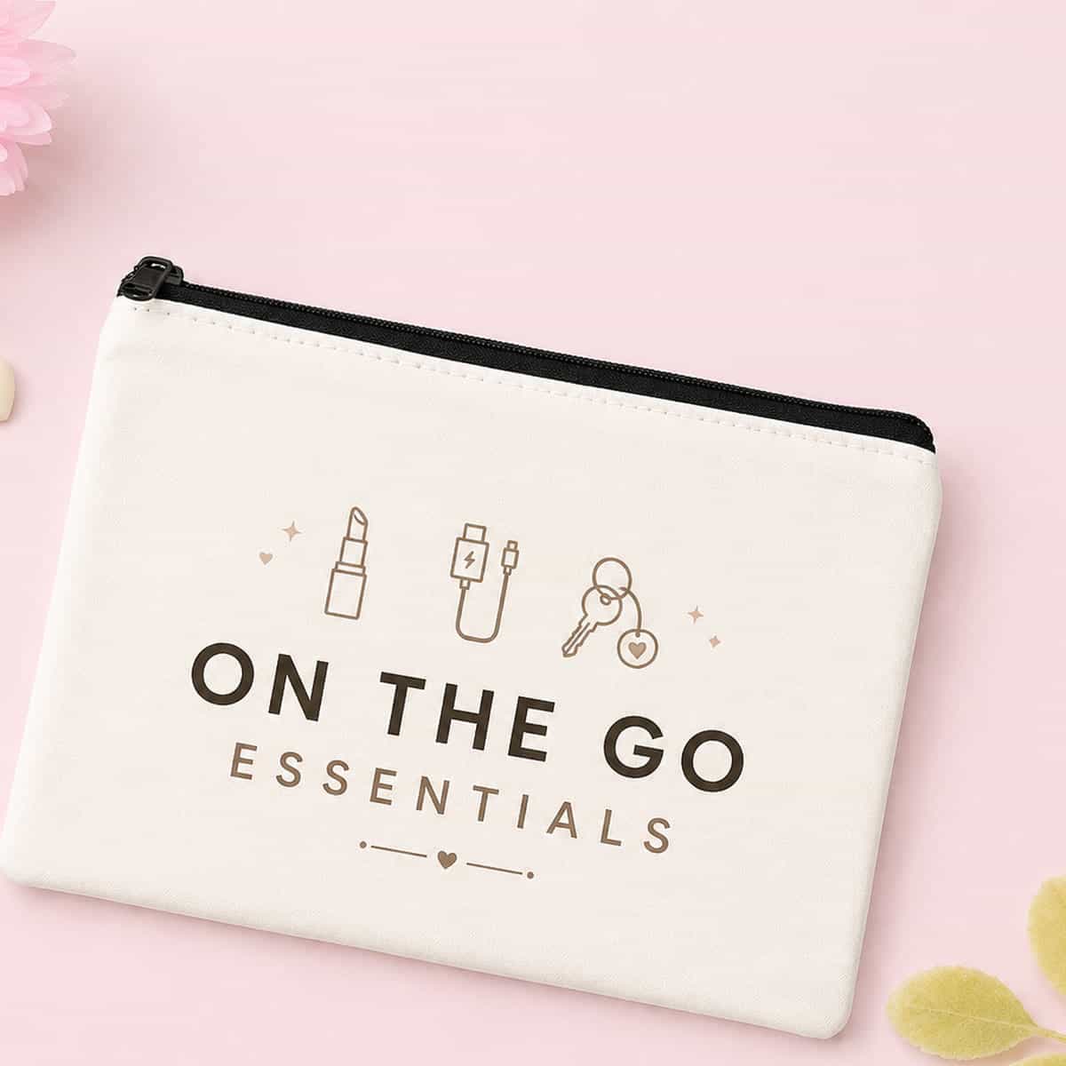 On The Go Essentials Pouch