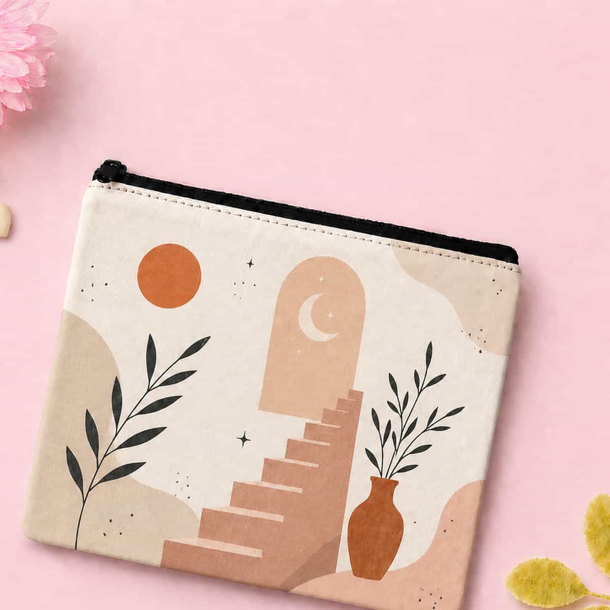 Terracotta Steps Pouch