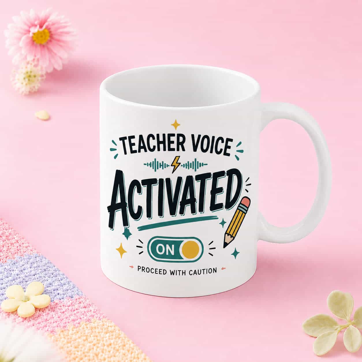 Teacher Voice Activated Mug