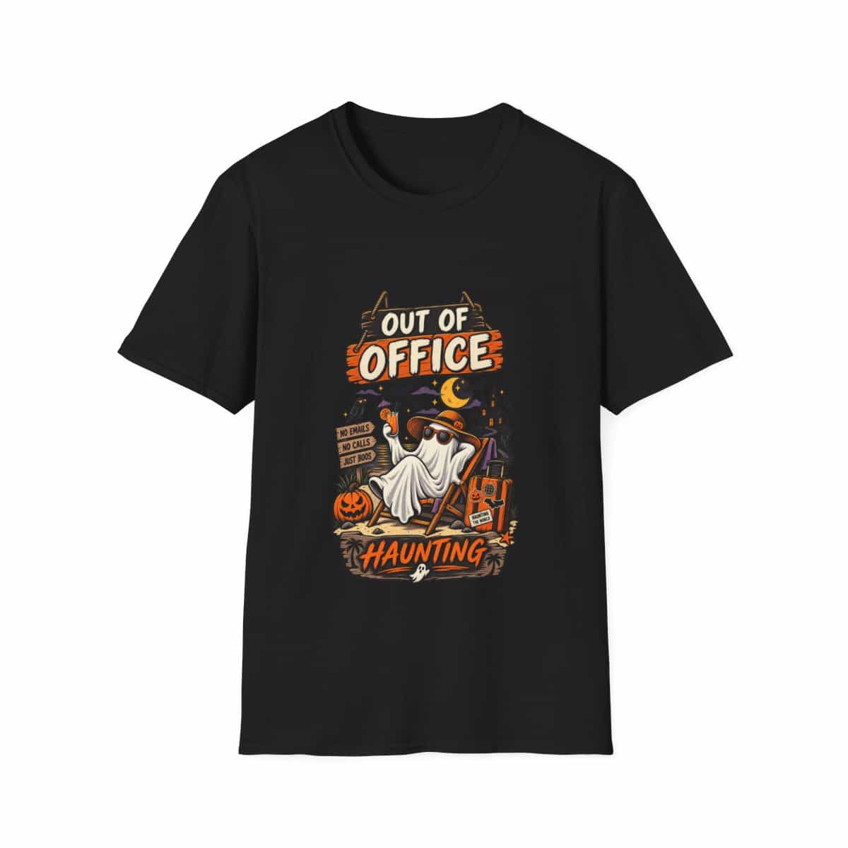 Out of Office Haunting T-Shirt - Black