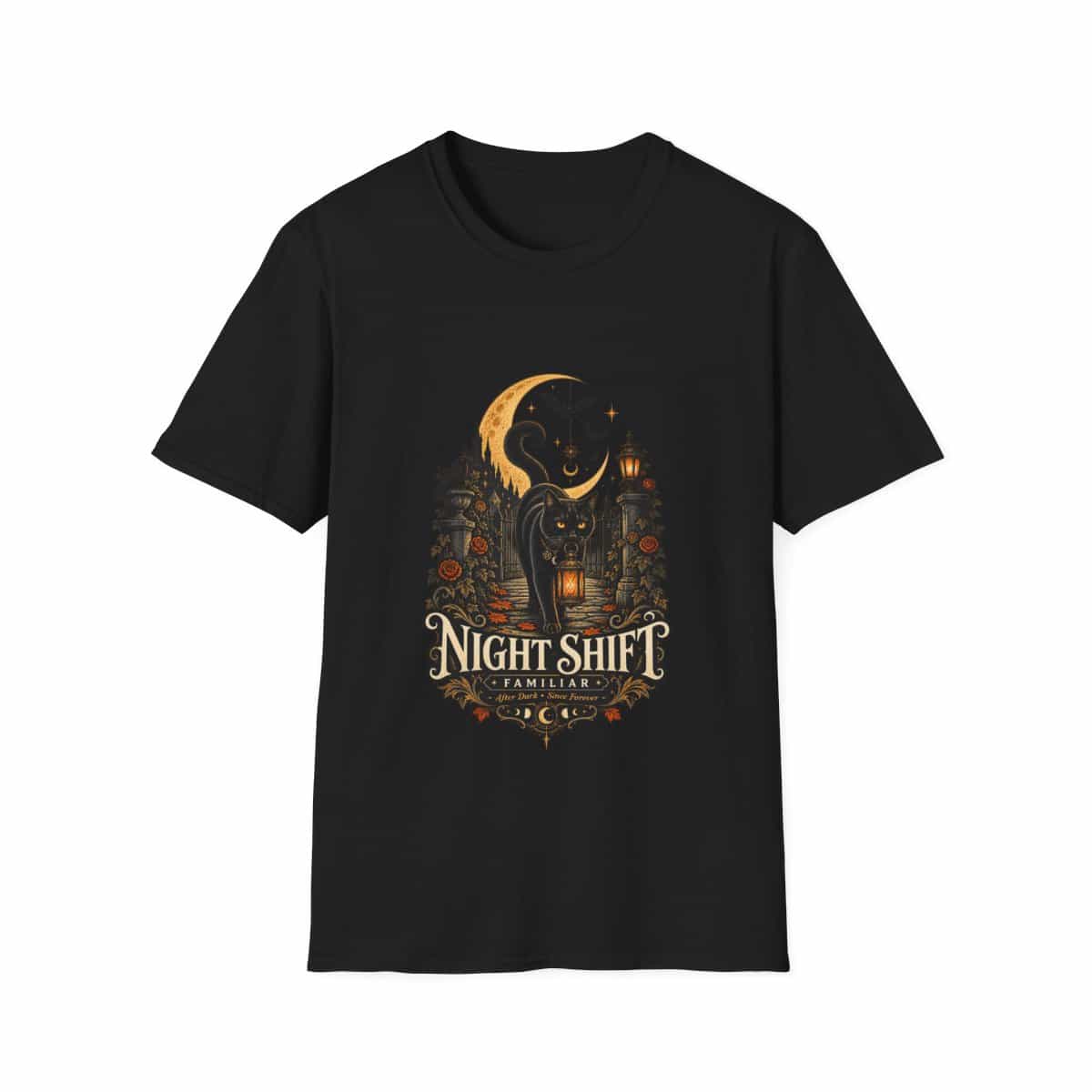 Night Shift Familiar T-Shirt - Black