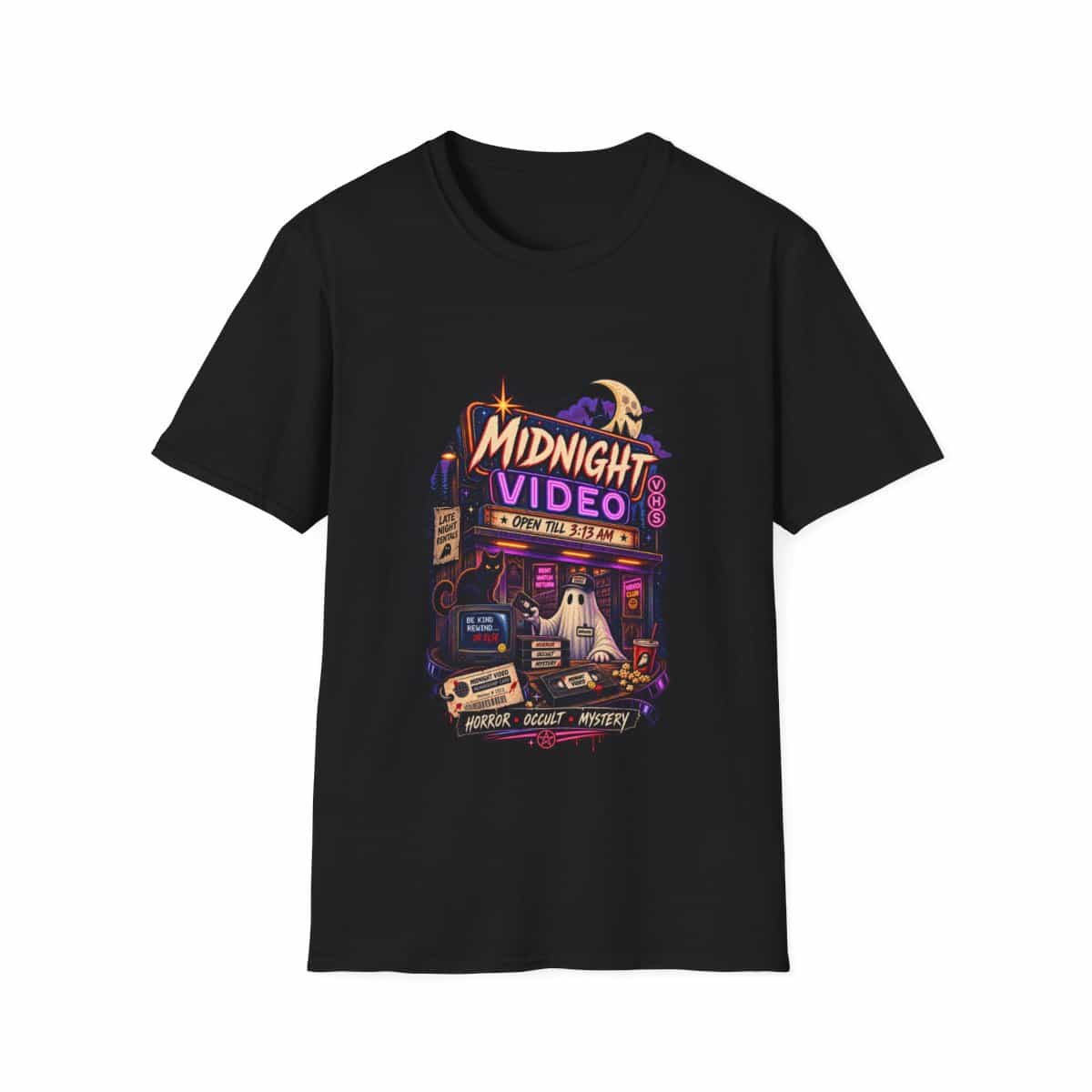 Midnight Video T-Shirt - Black