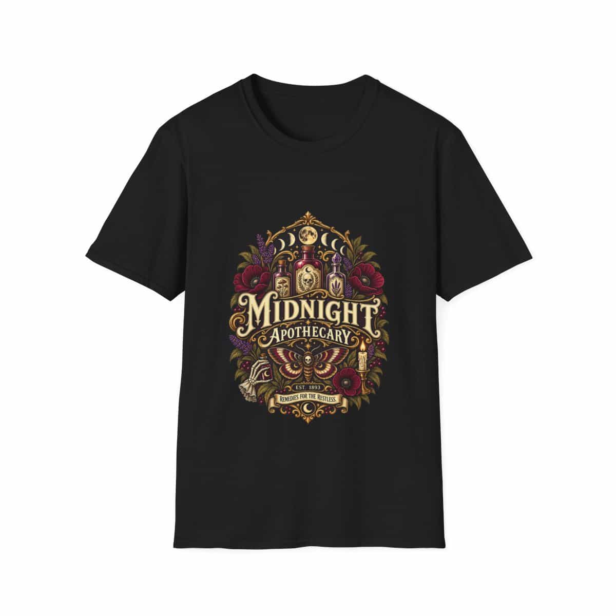 Midnight Apothecary T-Shirt - Black