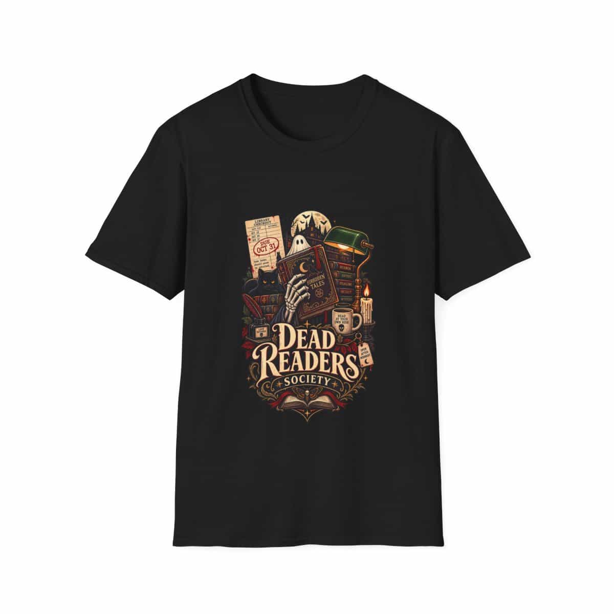 Dead Readers Society T-Shirt - Black