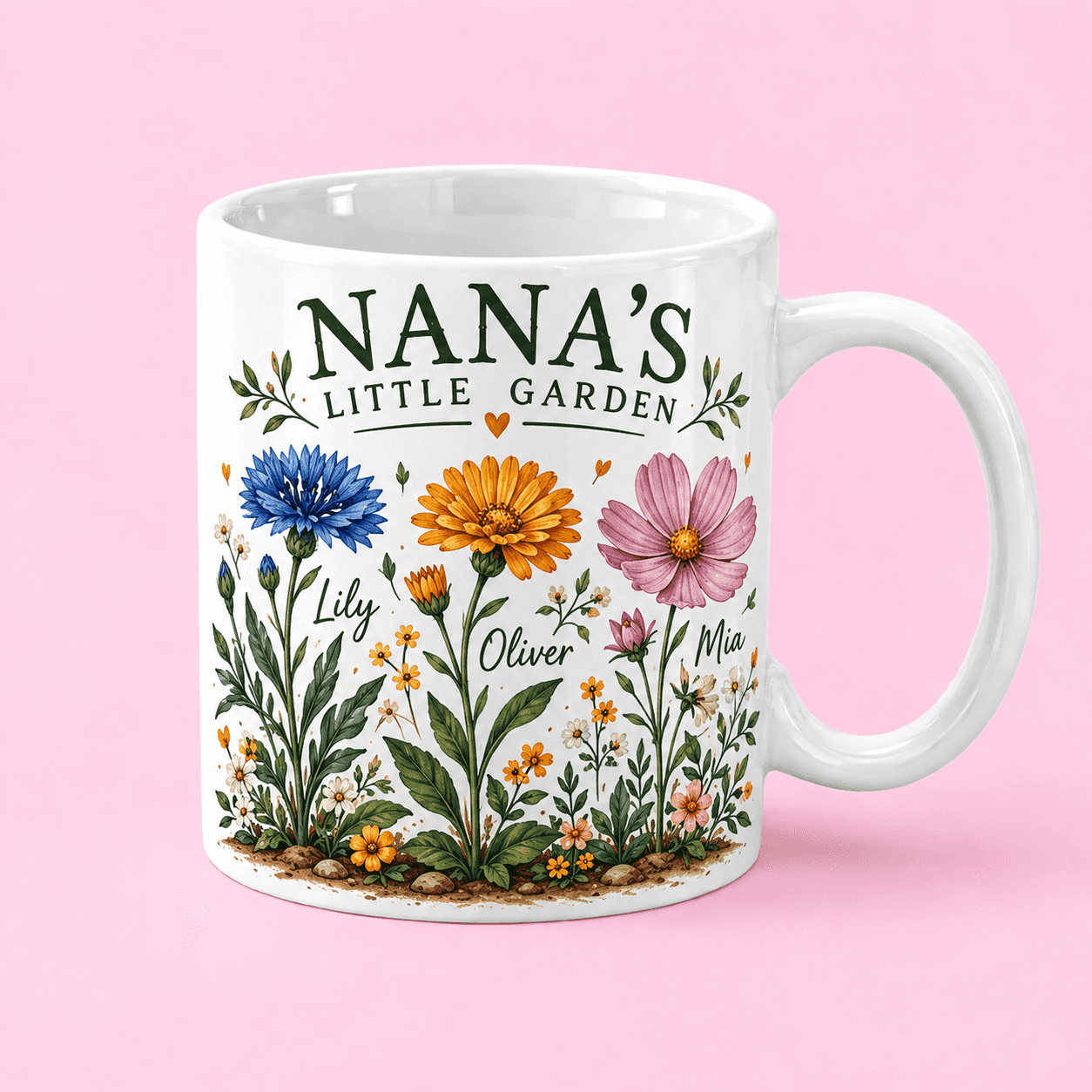 Personalized Nana's Little Garden Mug