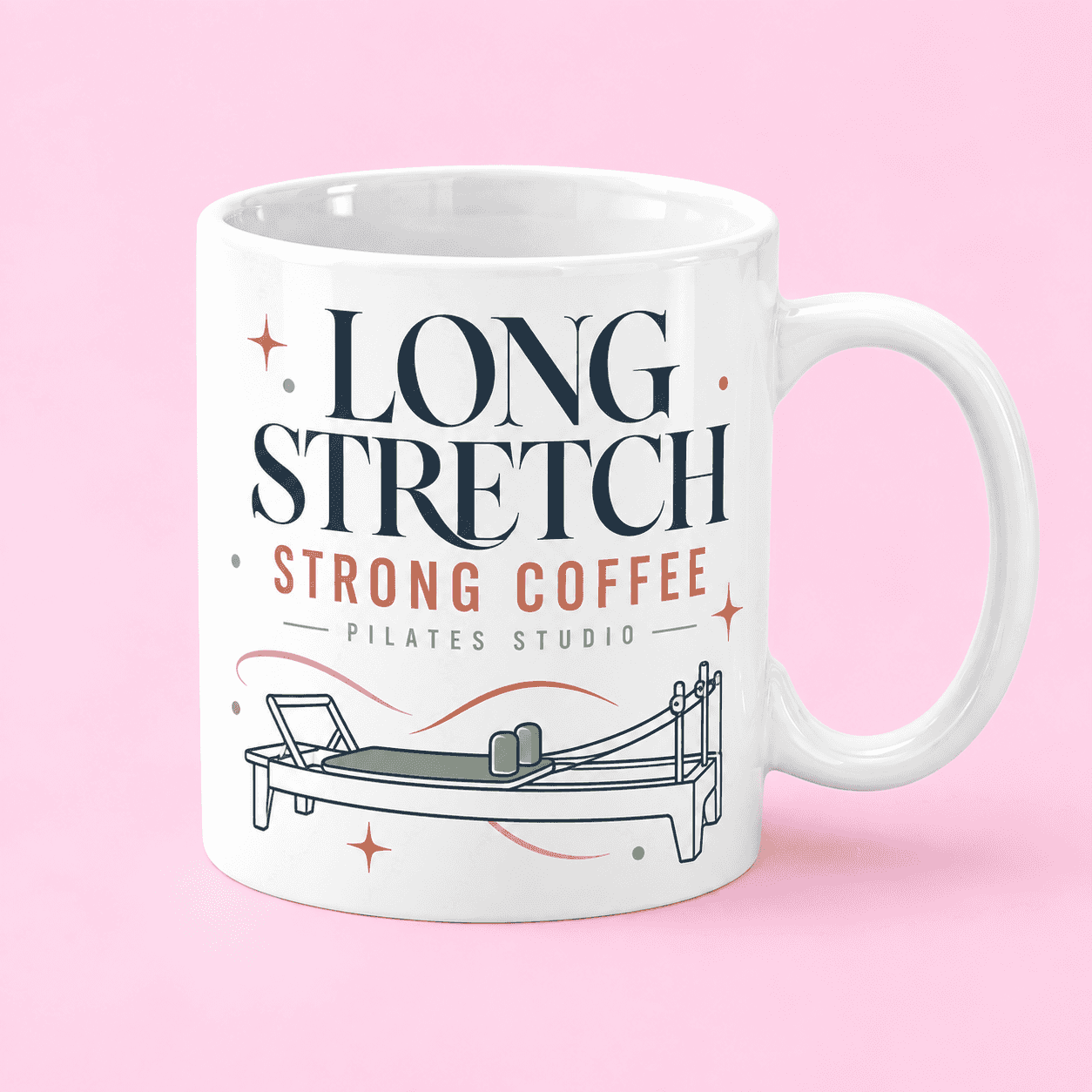 Long Stretch Strong Coffee Mug