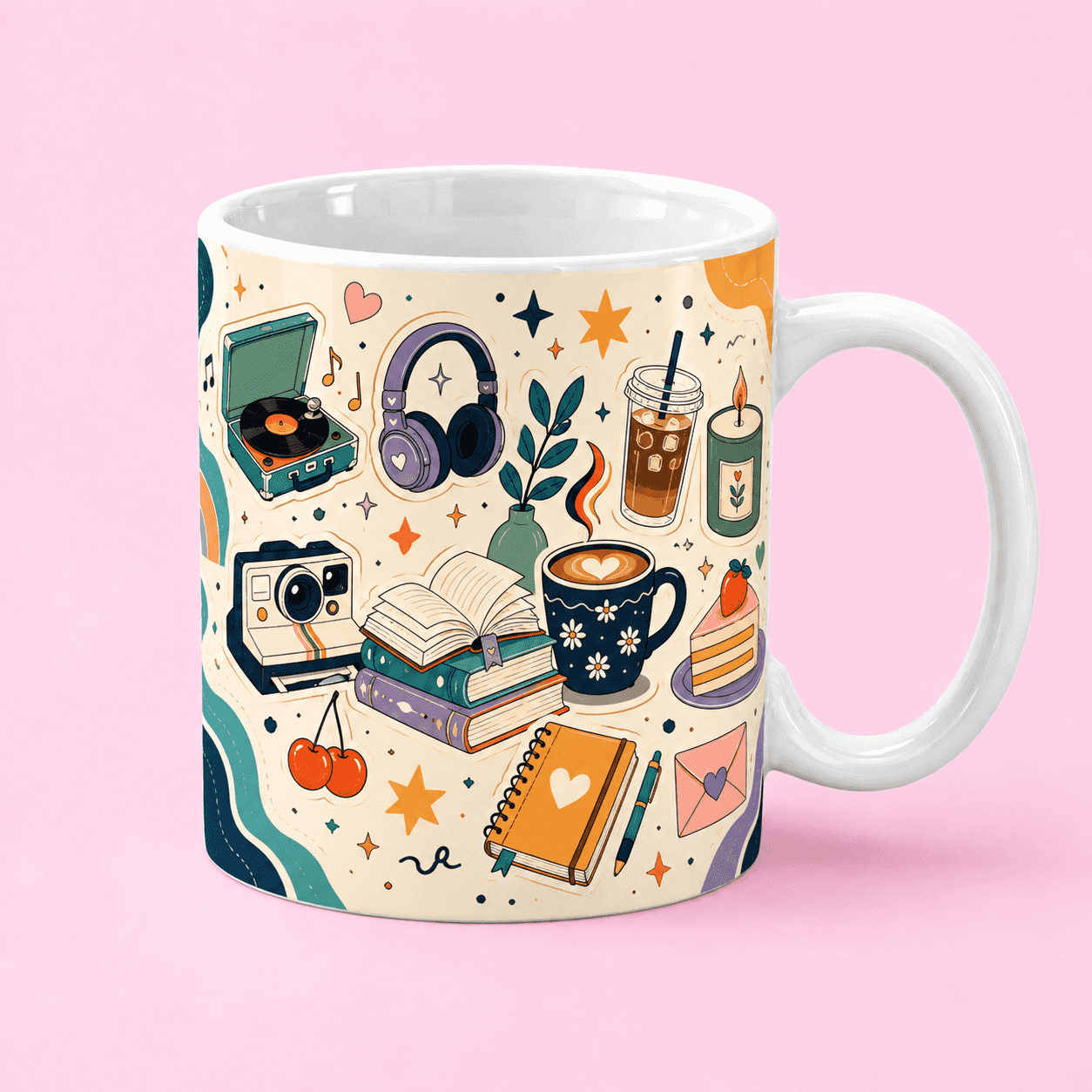 Cozy Creative Collage Mug