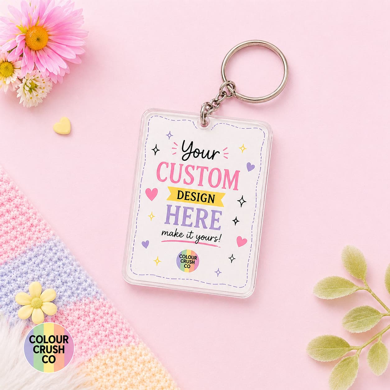 Rectangle Keychain image 1