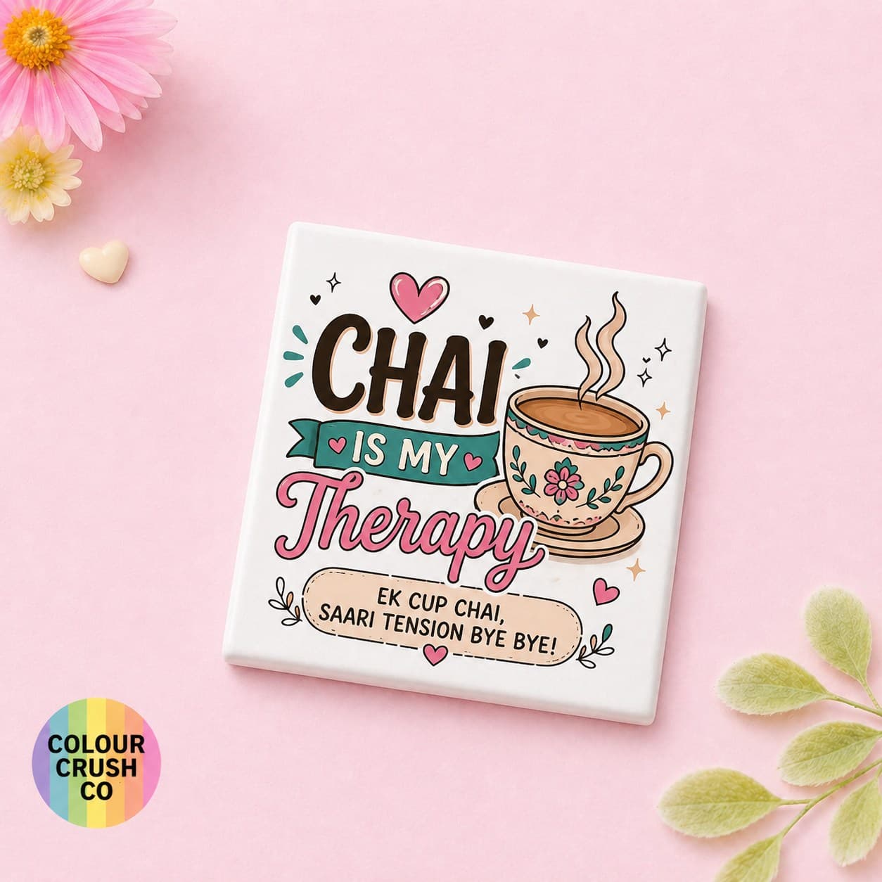 Chai Is My Therapy Fridge Magnet image 1