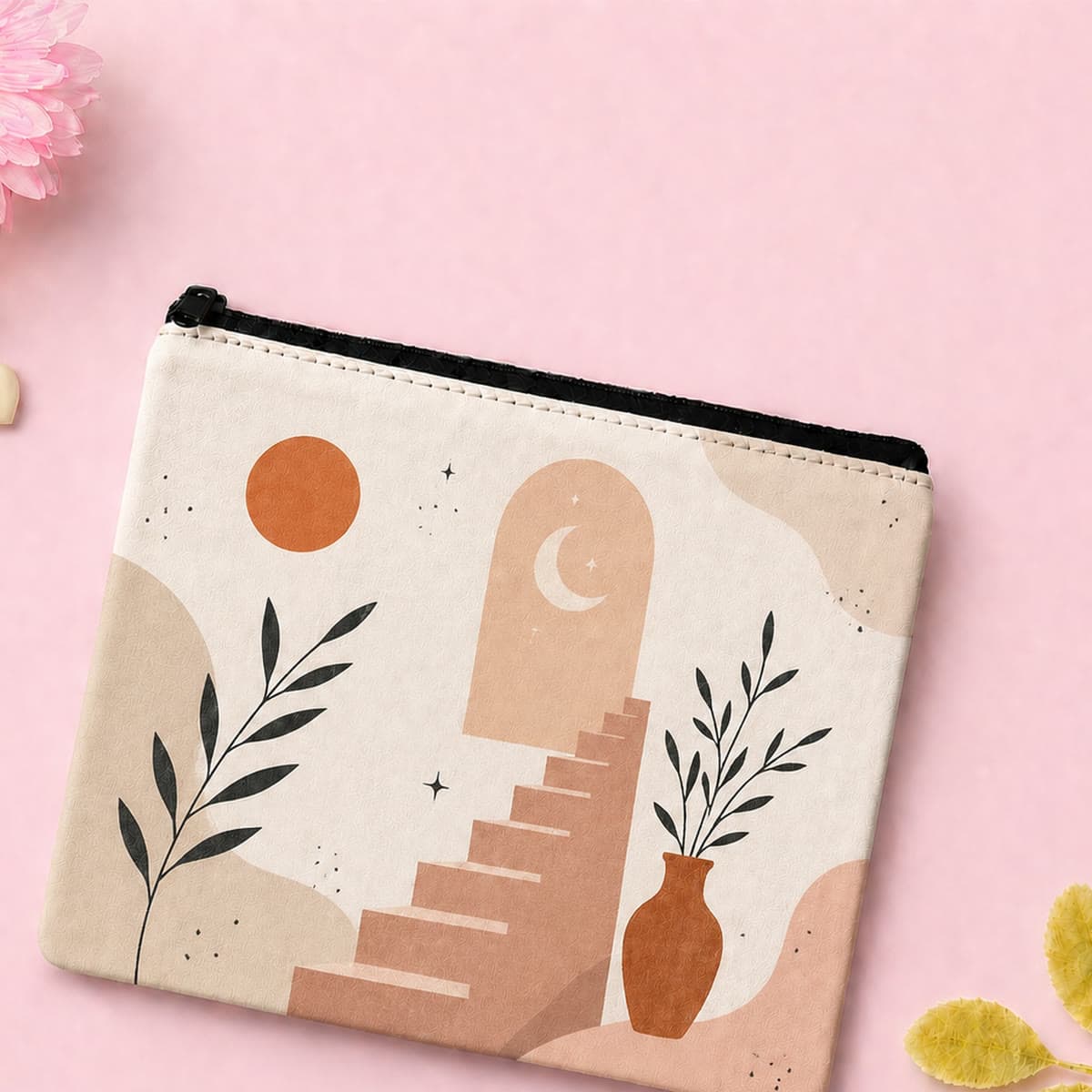 Terracotta Steps Pouch image 1