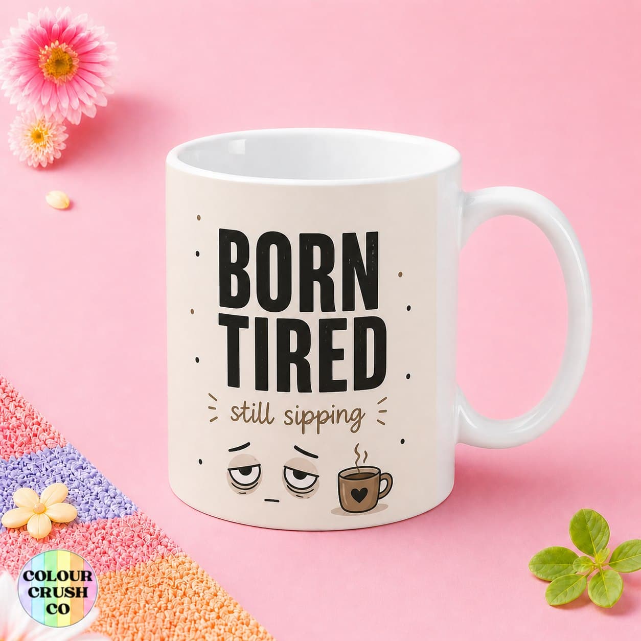 Born Tired Mug image 1