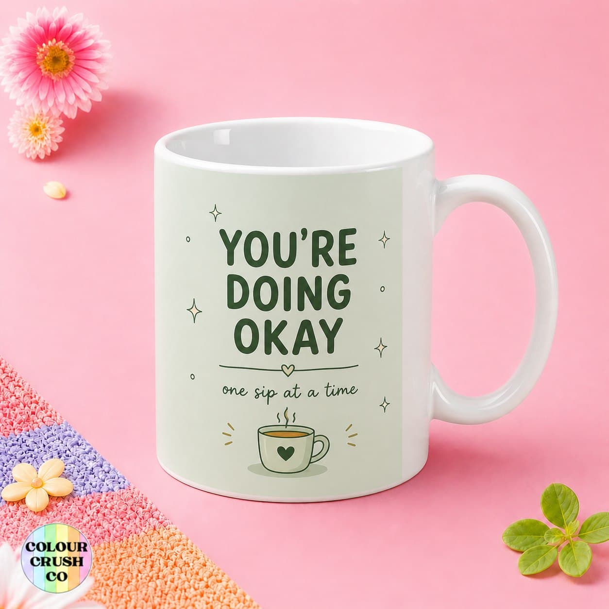 Tiny Reminder You're Doing Okay Mug image 1
