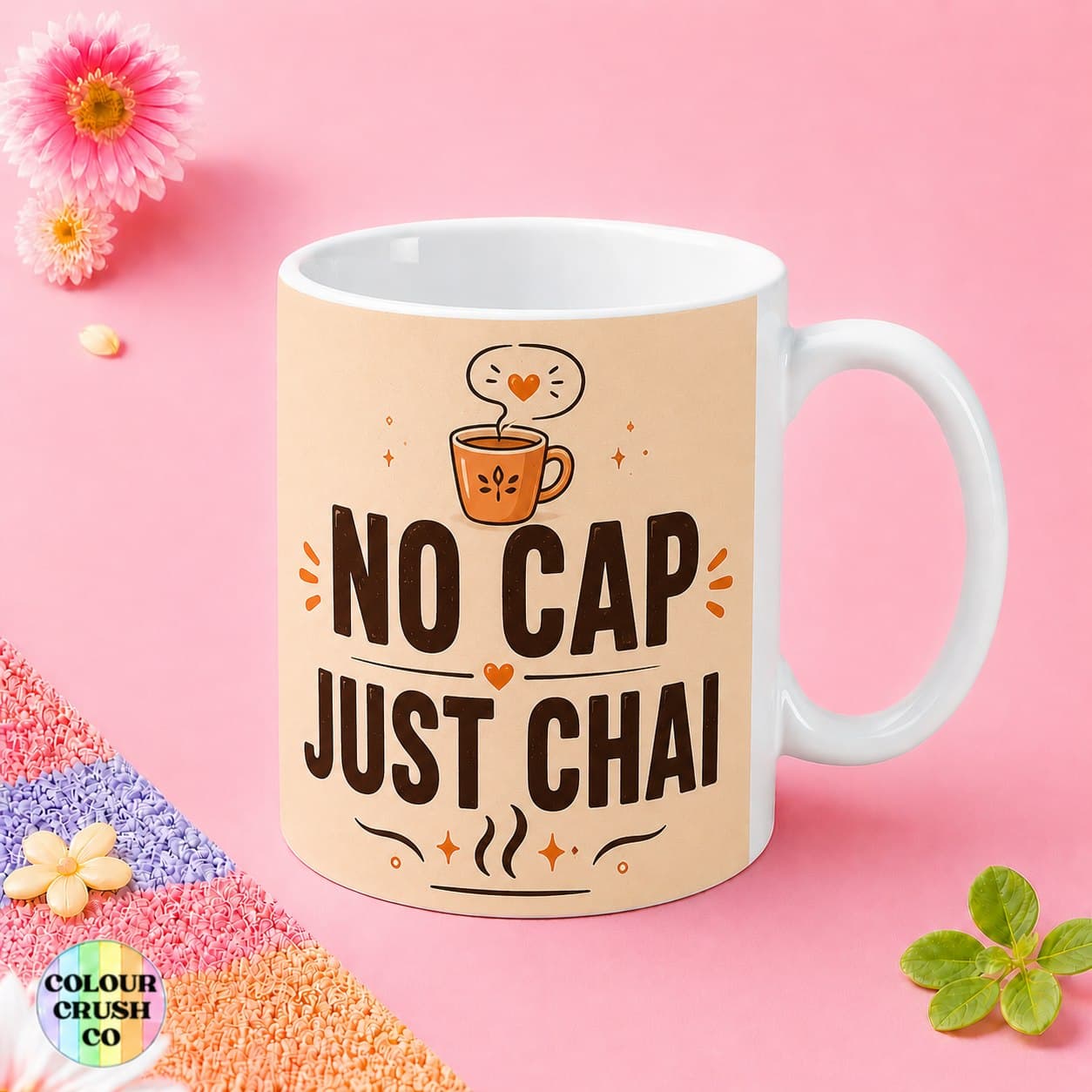 No Cap, Just Chai Mug image 1