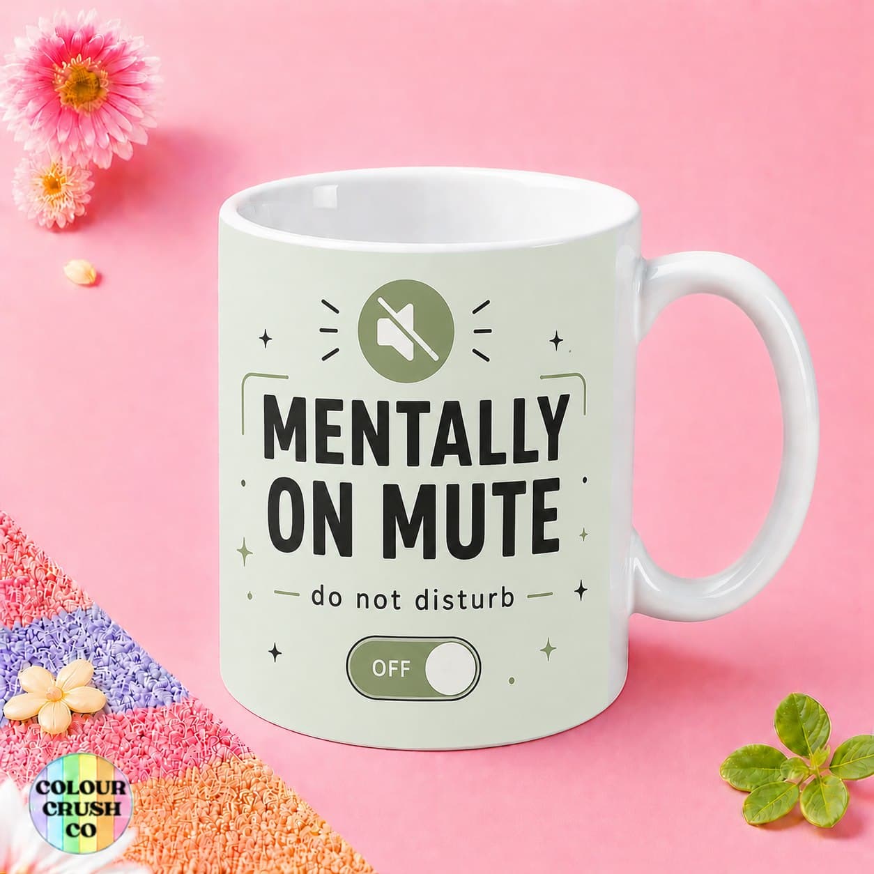 Mentally On Mute Mug image 1