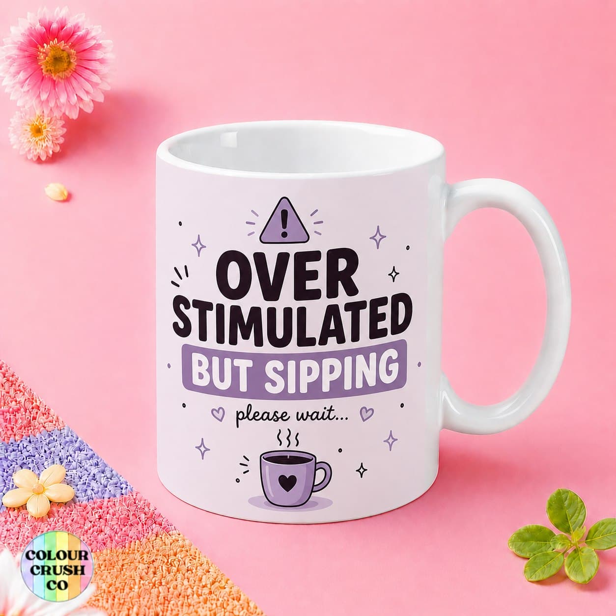 Overstimulated But Sipping Mug image 1