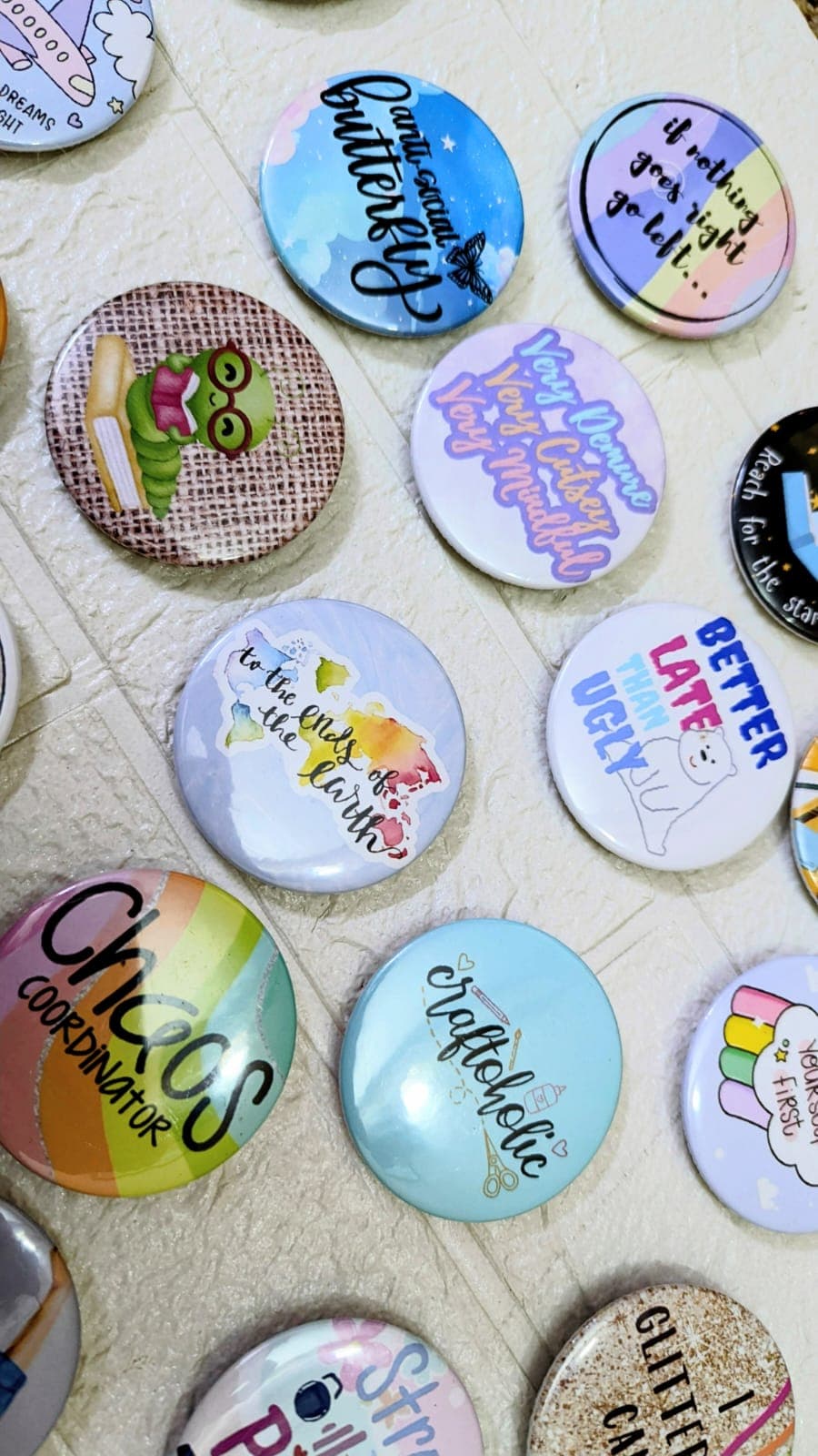 Real Colour Crush custom badge photo in the UK. Real Colour Crush badge design for personalized gifting in the UK.