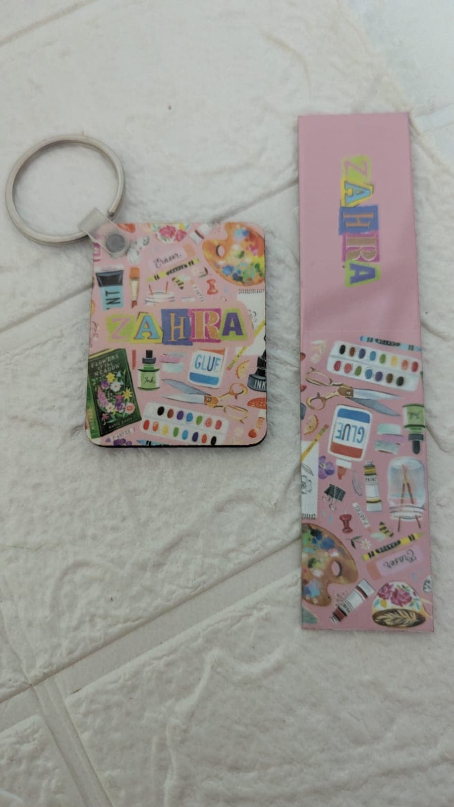 Real Colour Crush personalized bookmark photo in the UK. Real Colour Crush bookmark design for readers and gift bundles in the UK.