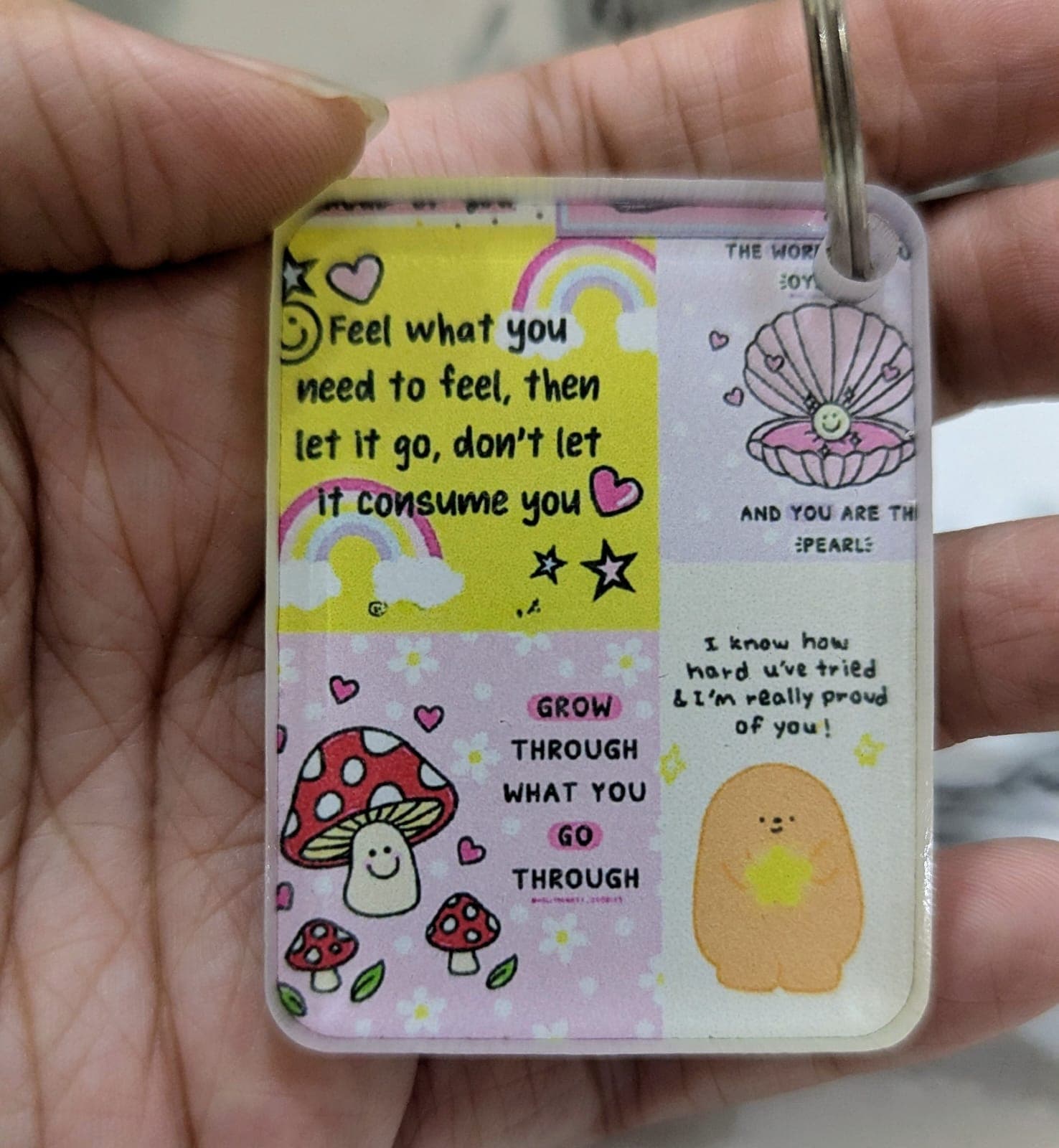 Real Colour Crush custom keychain photo in the UK. Real Colour Crush keychain design for bags, keys, and keepsakes in the UK.