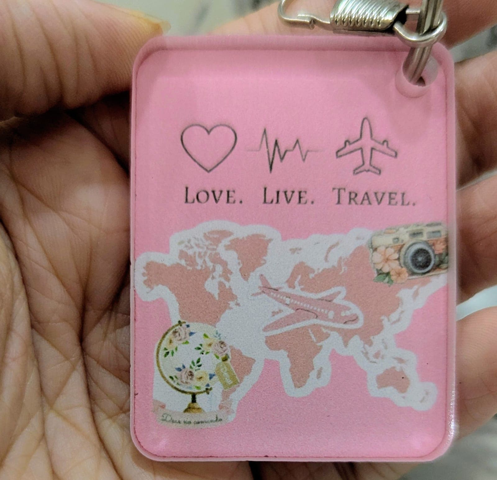Real Colour Crush custom keychain photo in the UK. Real Colour Crush keychain design for bags, keys, and keepsakes in the UK.