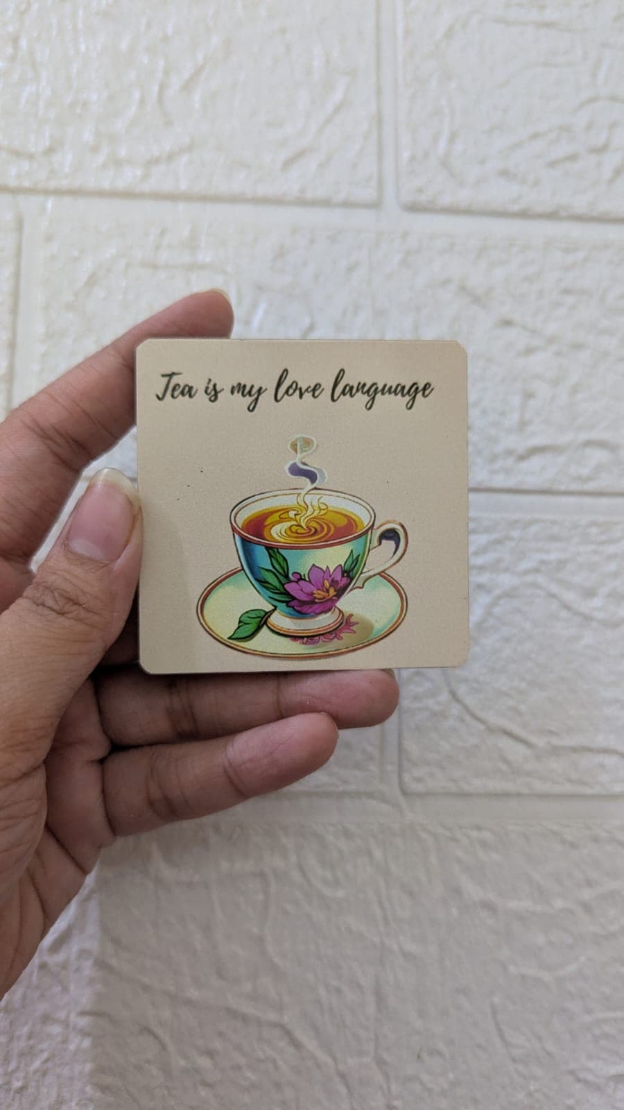 Real Colour Crush fridge magnet photo in the UK. Real Colour Crush fridge magnet design for photos, memories, and gifting in the UK.