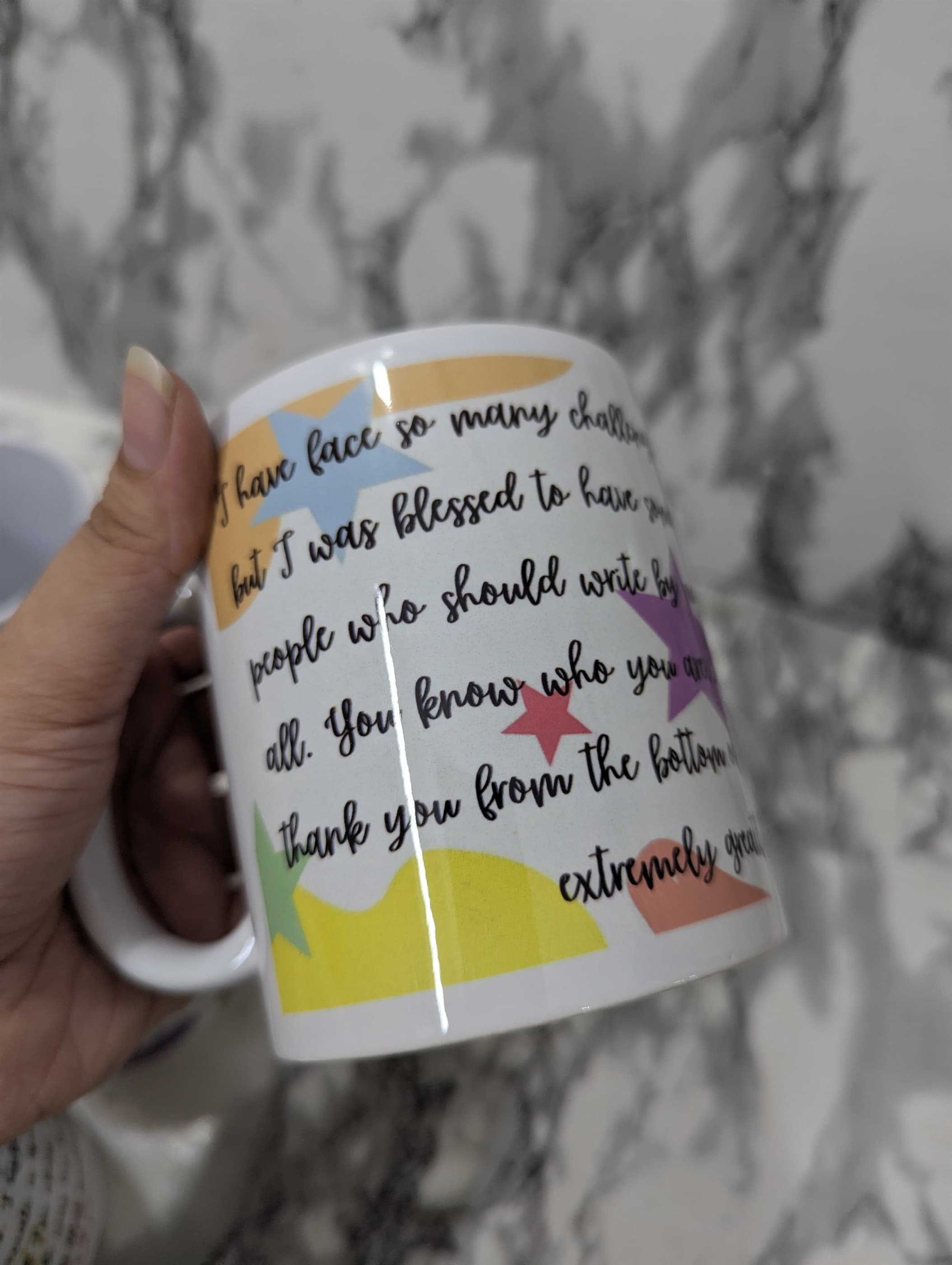 Real Colour Crush custom mug photo in the UK. Real Colour Crush mug design for tea, coffee, desks, and gifts in the UK.