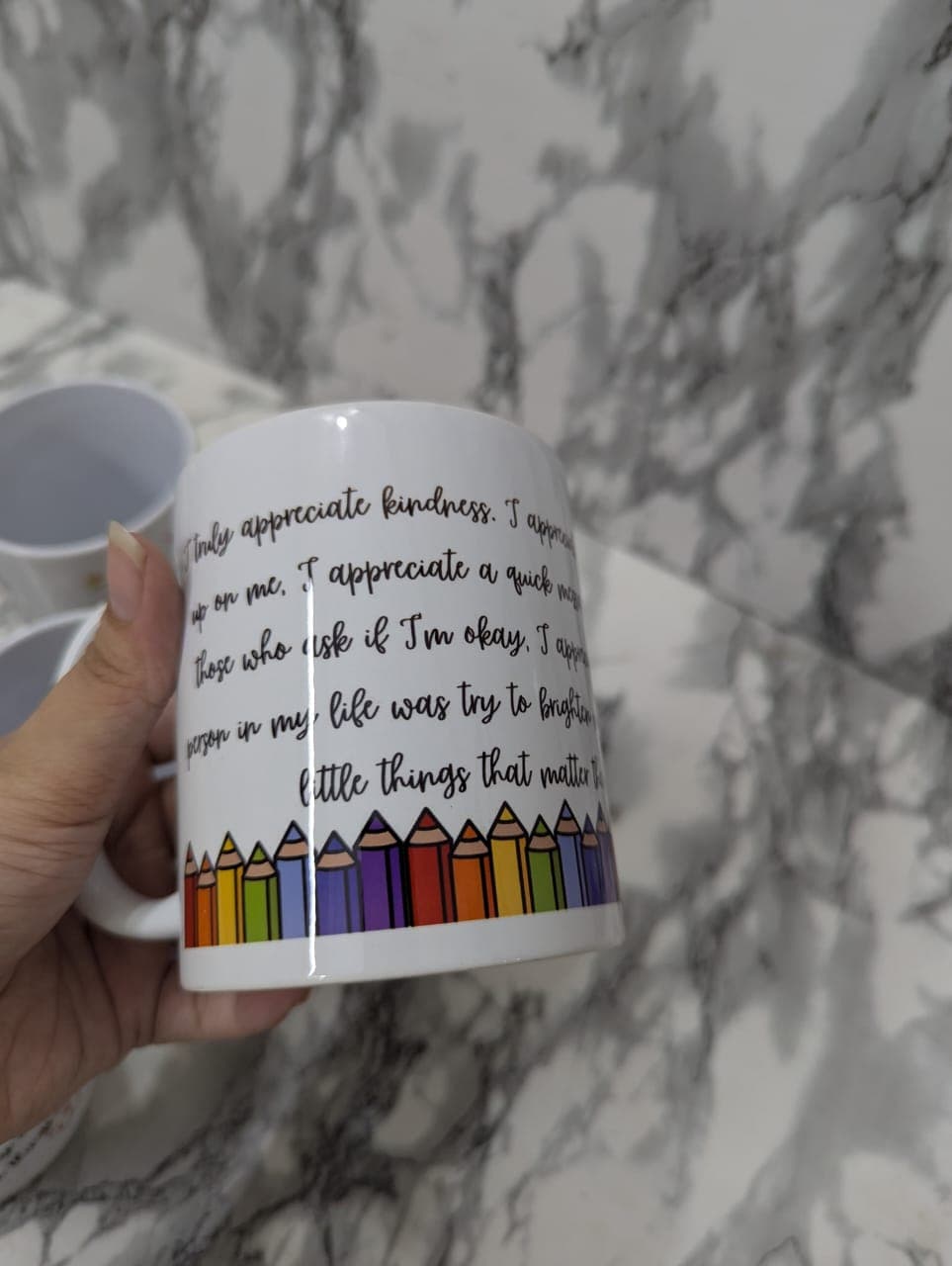 Real Colour Crush custom mug photo in the UK. Real Colour Crush mug design for tea, coffee, desks, and gifts in the UK.