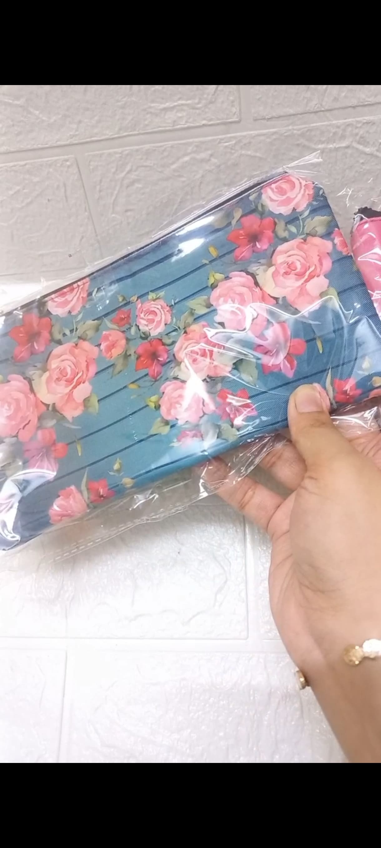 Real Colour Crush personalized pouch photo in the UK. Real Colour Crush pouch design for makeup, stationery, and daily essentials in the UK.