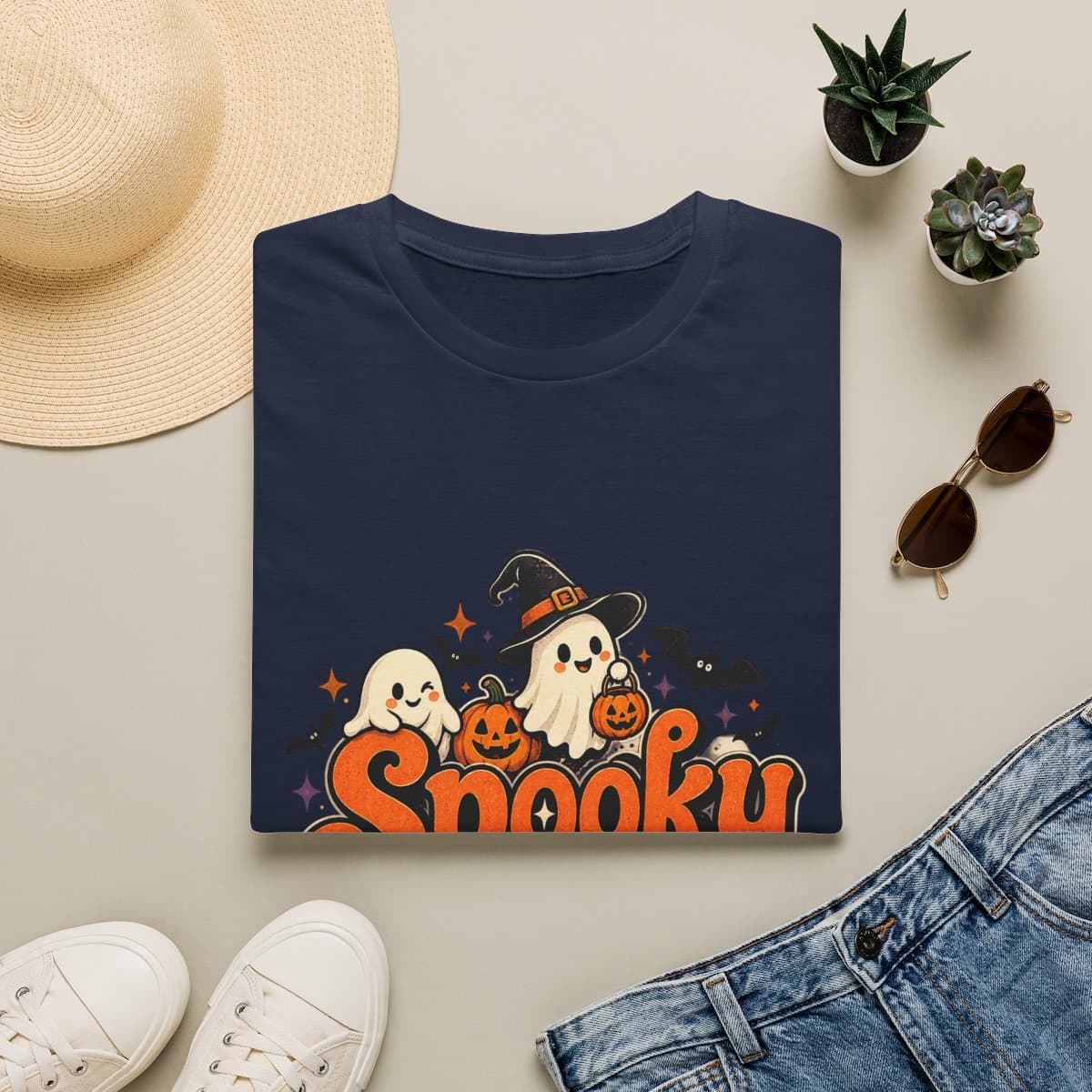 Spooky Little Things T-Shirt | Cute Kawaii Ghost Tee - photo 8 of 18