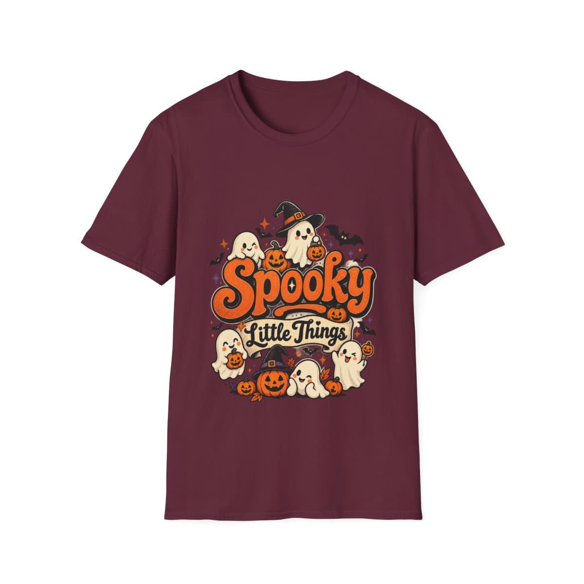 Spooky Little Things T-Shirt | Cute Kawaii Ghost Tee - photo 16 of 18