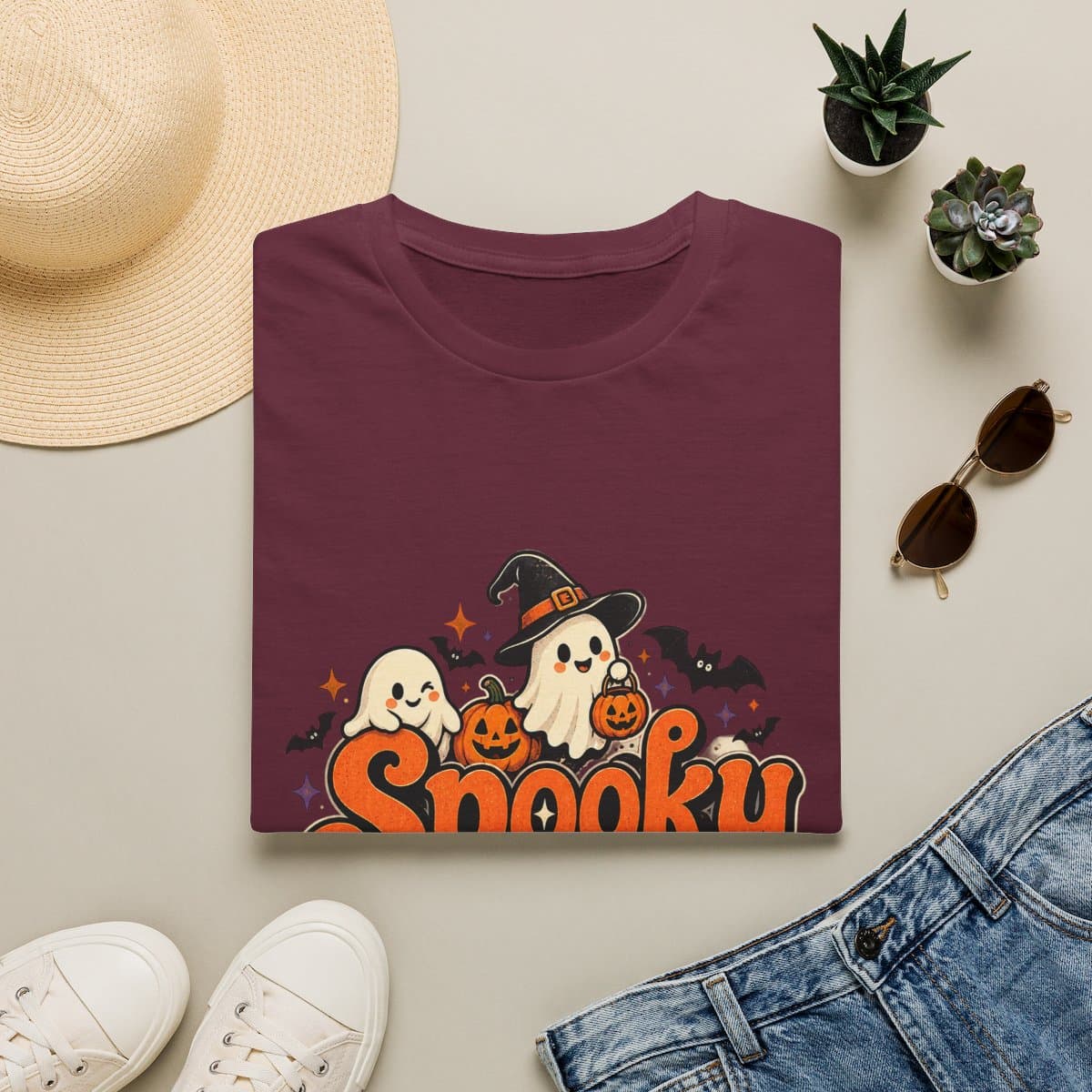 Spooky Little Things T-Shirt | Cute Kawaii Ghost Tee - photo 17 of 18