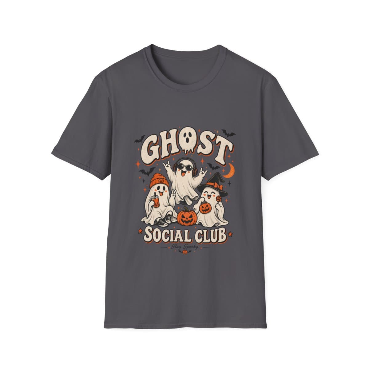 Ghost Social Club T-Shirt | Retro Halloween Tee - photo 10 of 18