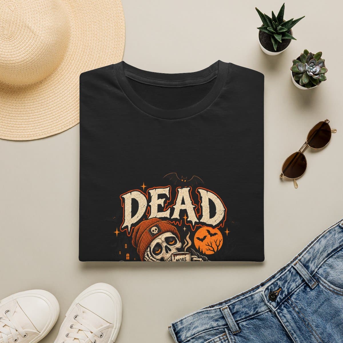 Dead Tired Skeleton Coffee T-Shirt - photo 2 of 18