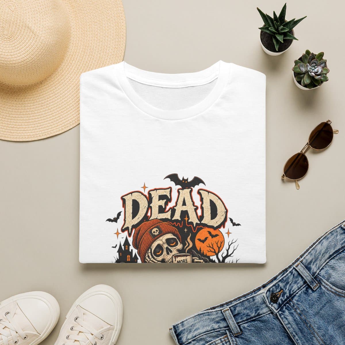 Dead Tired Skeleton Coffee T-Shirt - photo 5 of 18