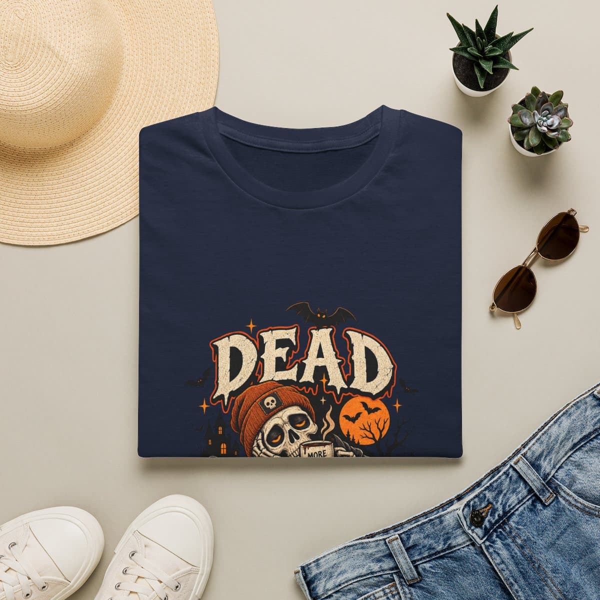 Dead Tired Skeleton Coffee T-Shirt - photo 8 of 18