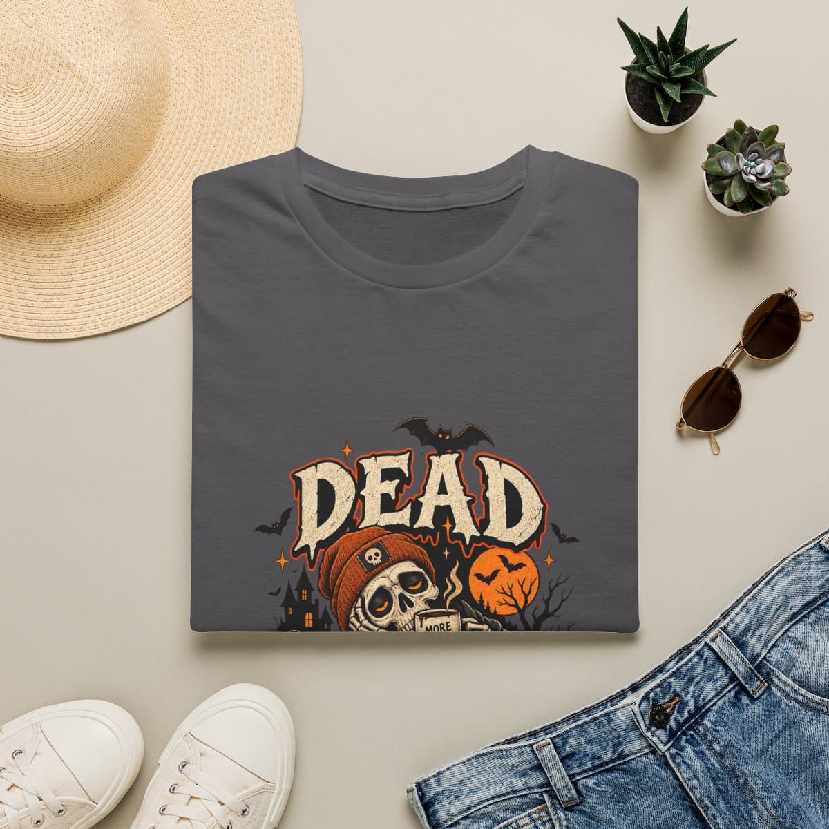 Dead Tired Skeleton Coffee T-Shirt - photo 11 of 18