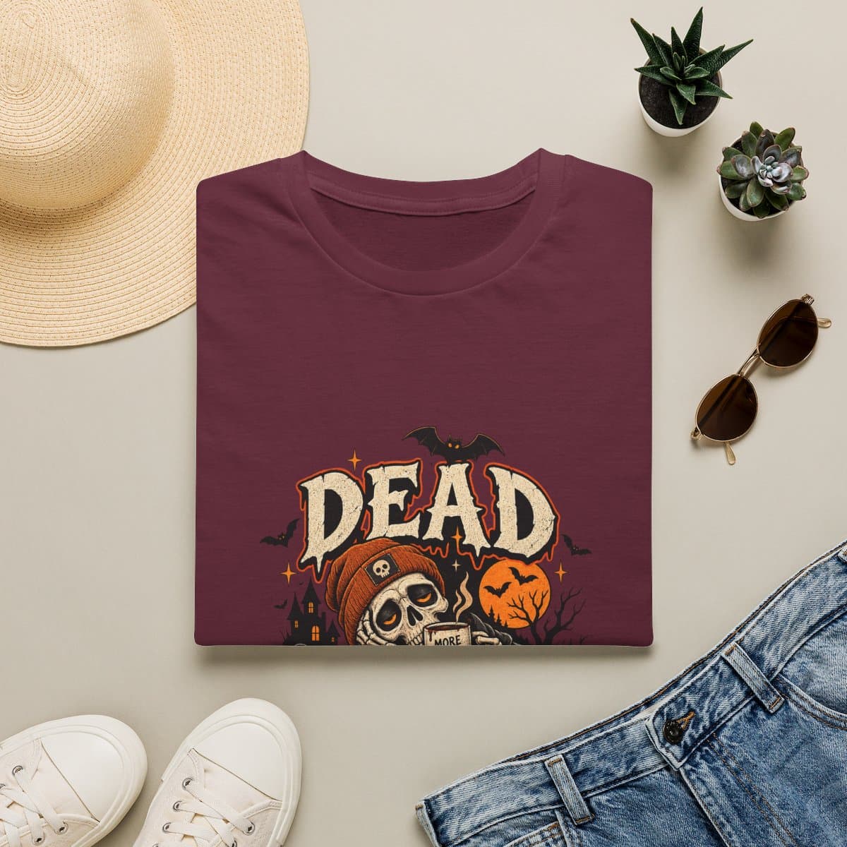 Dead Tired Skeleton Coffee T-Shirt - photo 17 of 18