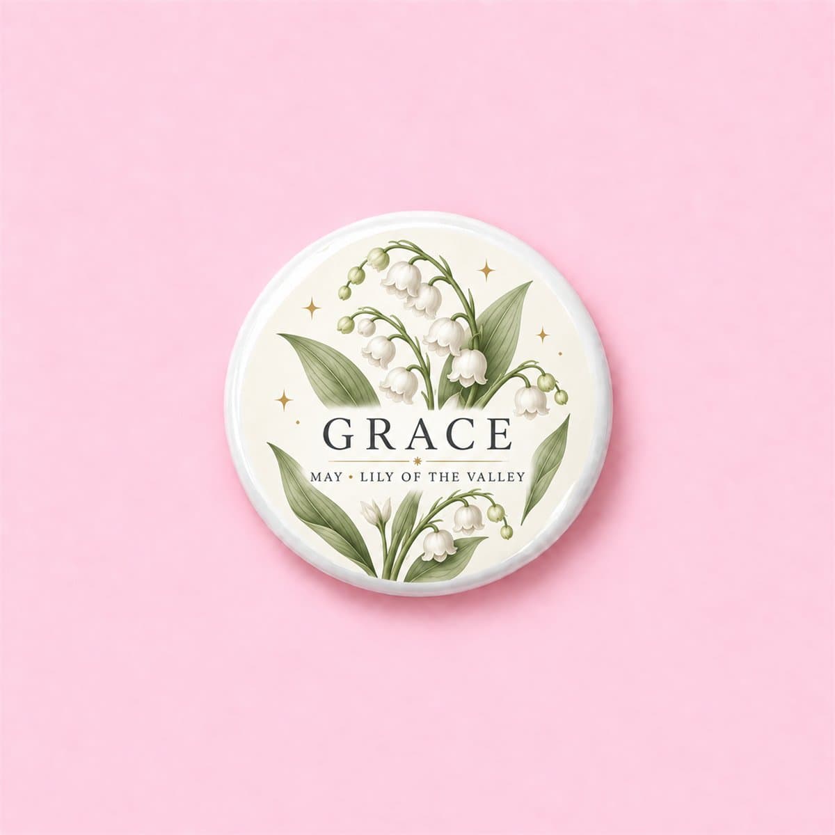 Personalised Birth Flower Pin Badge in the UK - photo 7 of 7