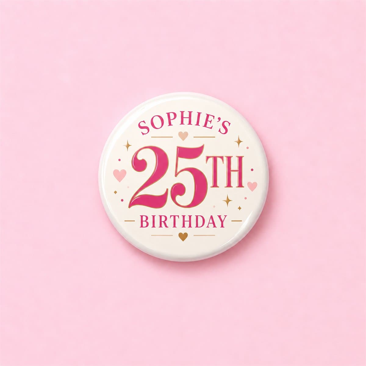 Personalised Birthday Age Pin Badge in the UK - photo 5 of 7