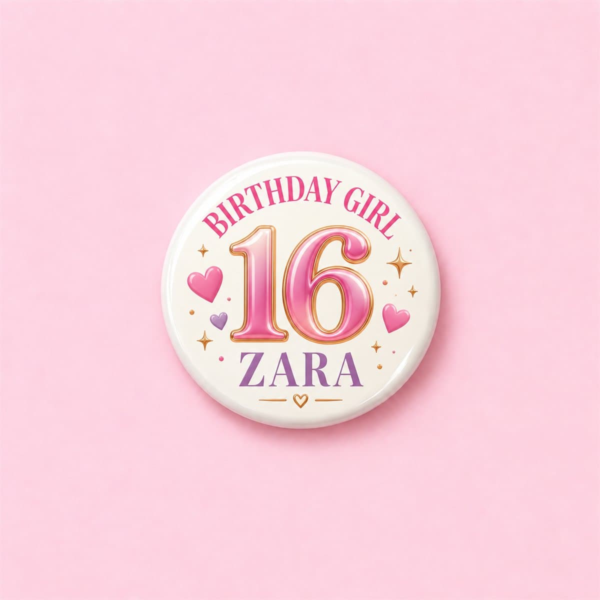 Personalised Birthday Age Pin Badge in the UK - photo 7 of 7