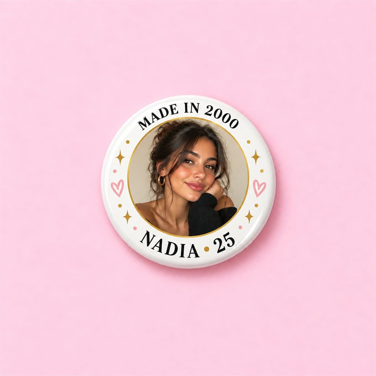 Custom Photo Birthday Pin Badge in the UK - photo 6 of 7