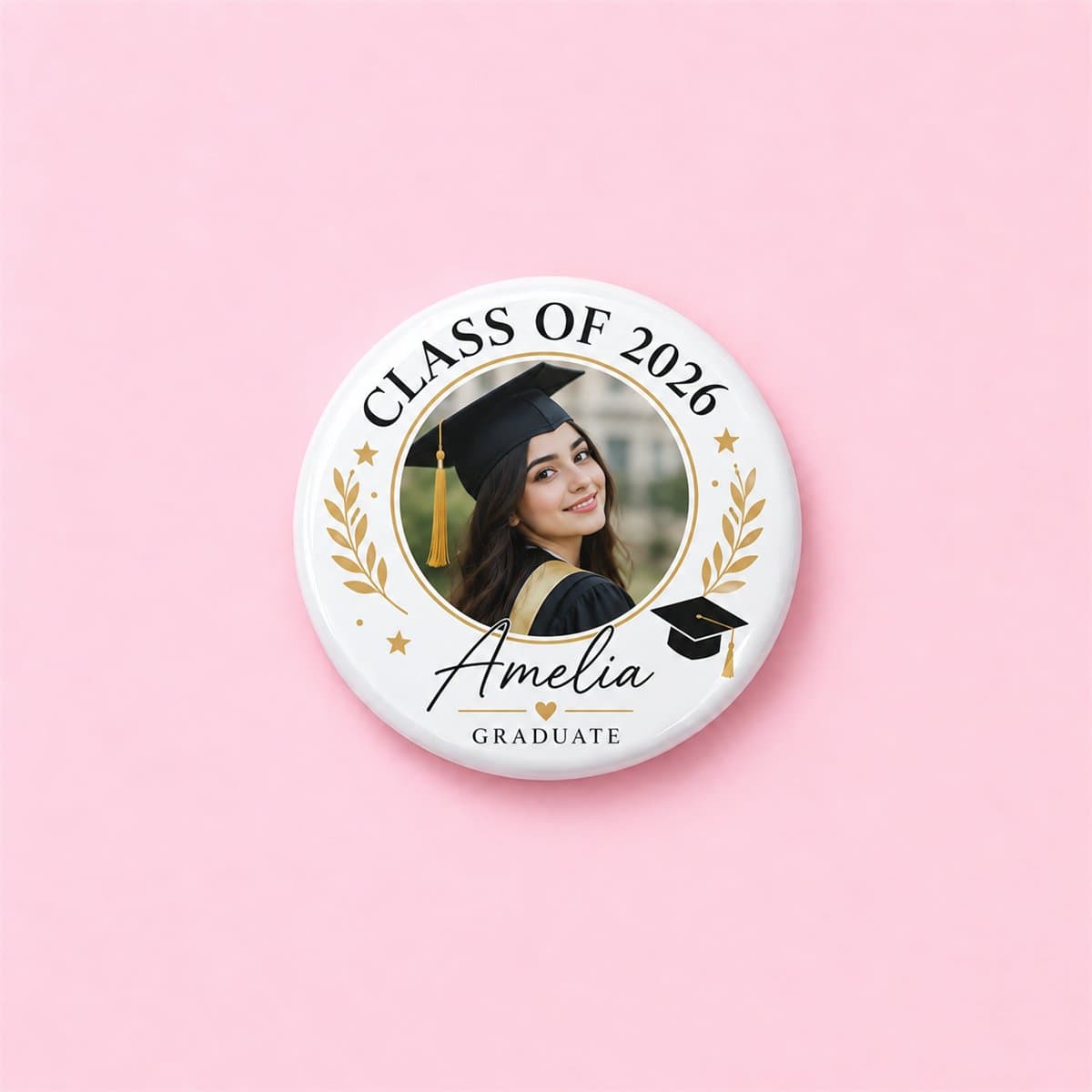 Personalized Graduation Photo Pin Badge Pakistan - photo 4 of 5