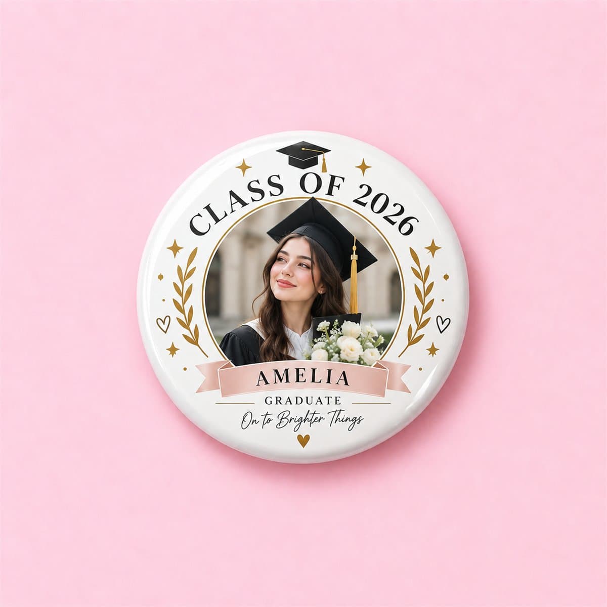 Personalized Graduation Photo Pin Badge Pakistan - photo 5 of 5