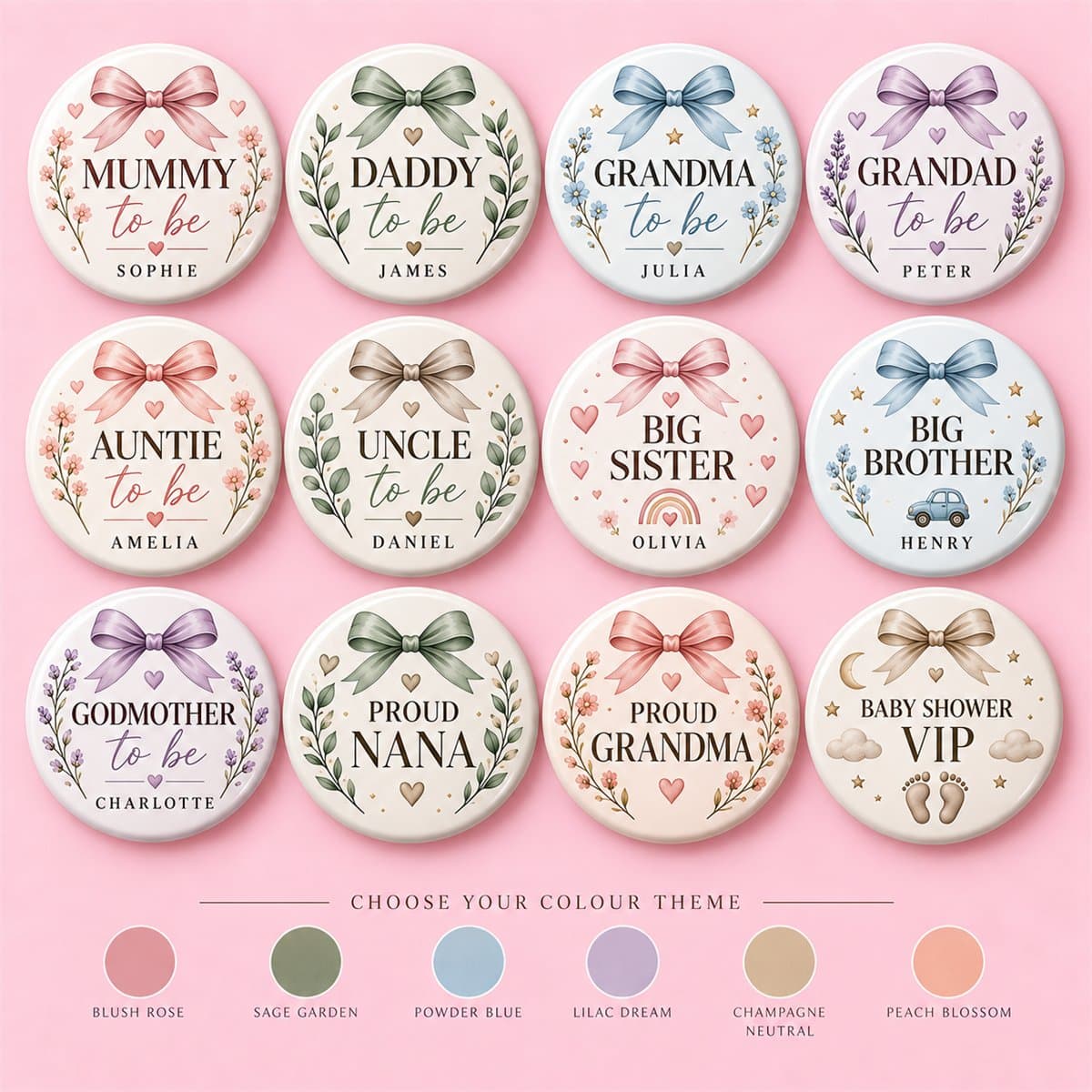 Baby Shower Family Badges in the UK | Custom Roles - photo 2 of 8