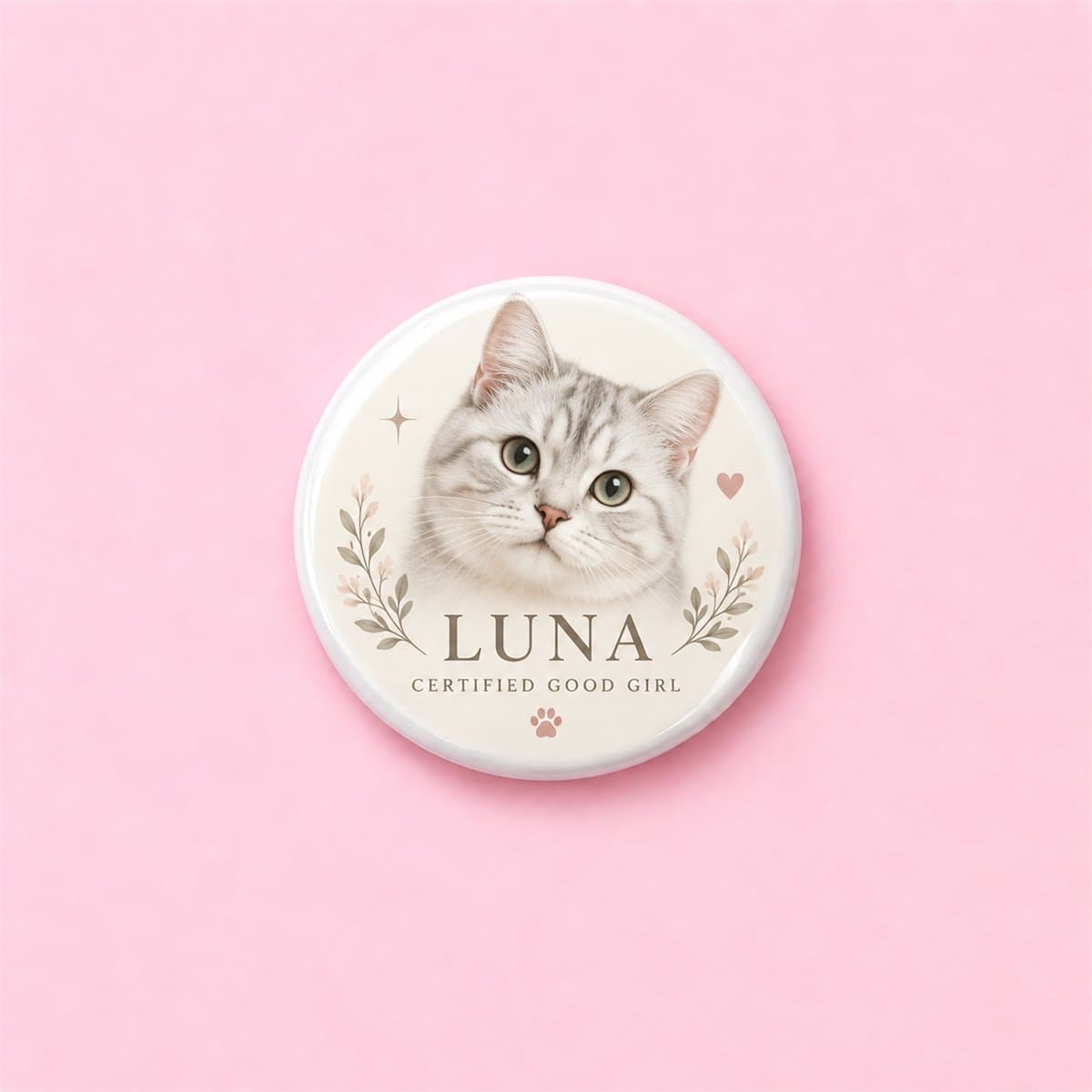 Personalized Pet Photo Pin Badge in the US - photo 3 of 7