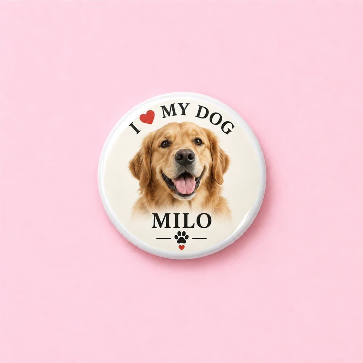 Personalized Pet Photo Pin Badge in the US - photo 4 of 7