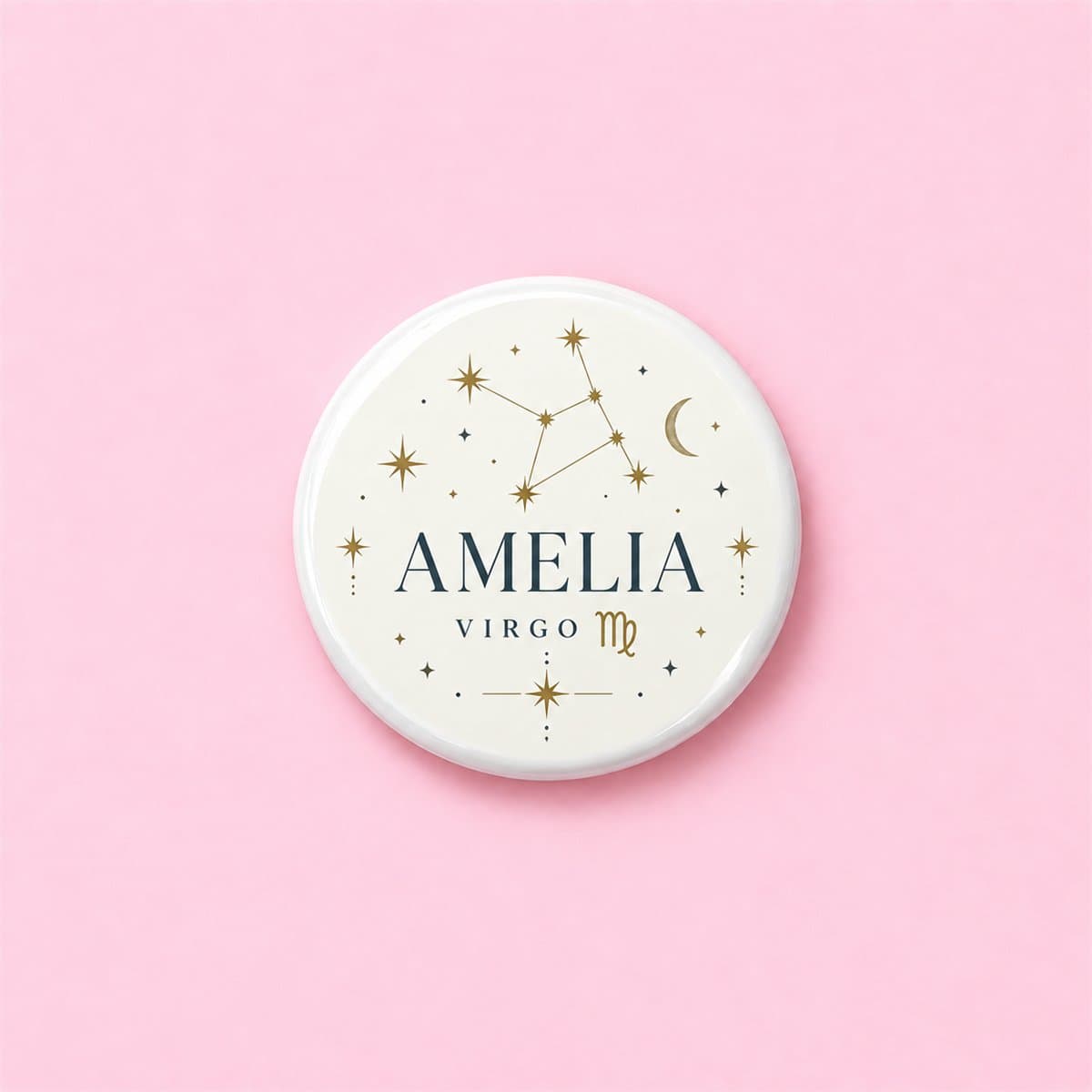 Personalised Zodiac Name Pin Badge in the UK - photo 3 of 7