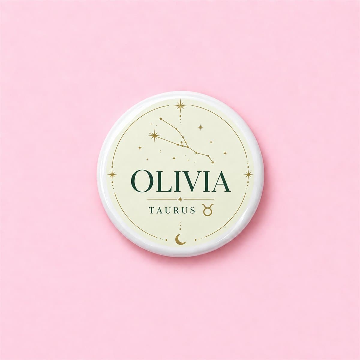 Personalised Zodiac Name Pin Badge in the UK - photo 5 of 7