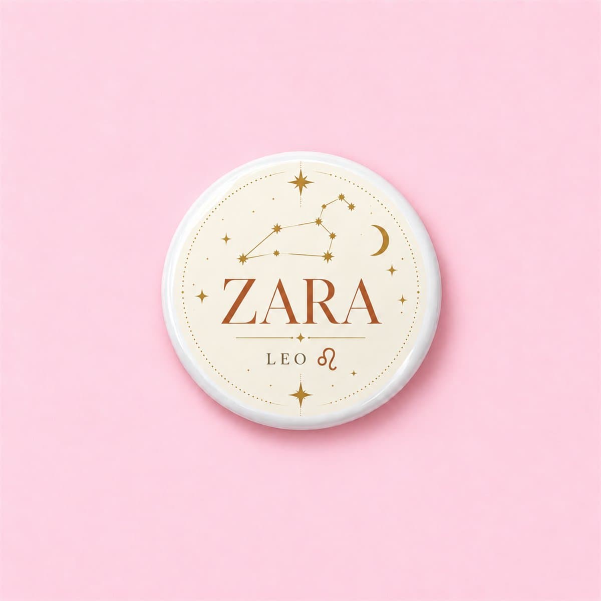 Personalised Zodiac Name Pin Badge in the UK - photo 7 of 7