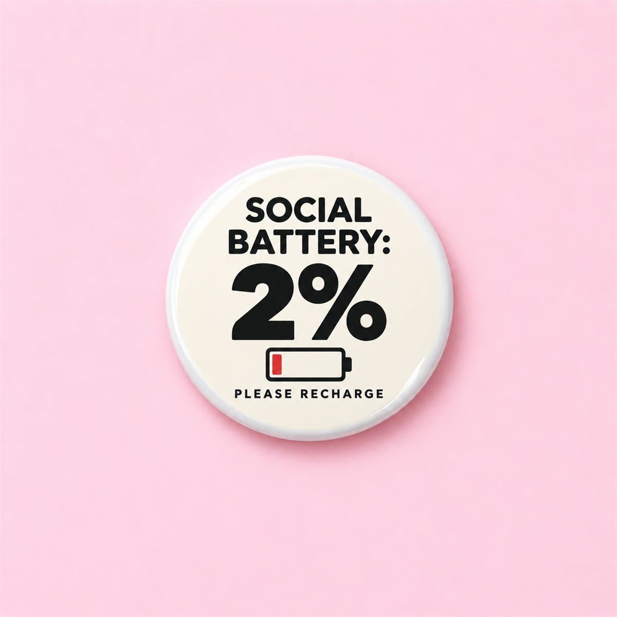 Funny Introvert Pin Badges in Pakistan | 6 Designs - photo 2 of 7
